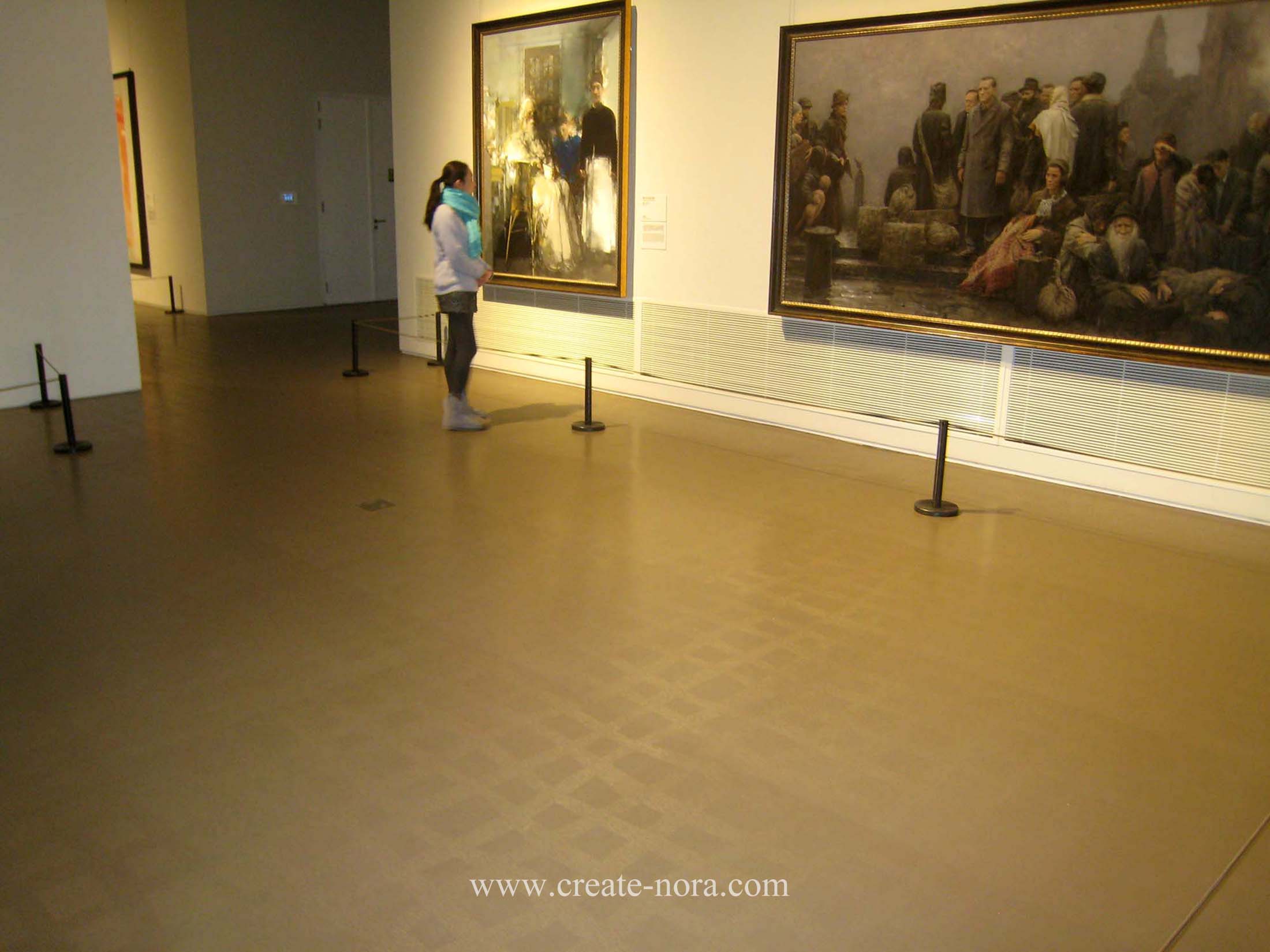 the photo of nora rubber flooring in Shanghai Art Museum 3